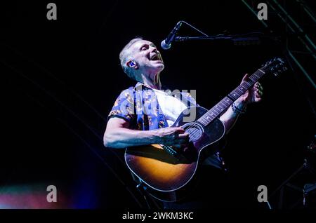 Gary Kemp jouant avec Saucerful of secrets de Nick Mason à Technopolis, Athènes / Grèce, juin 2022 Banque D'Images