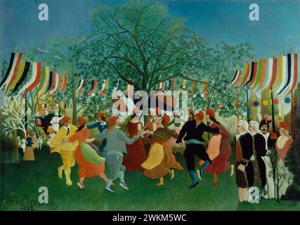 Un centenaire de l'indépendance ; Henri Rousseau (Français, 1844 - 1910) ; France ; 1892 ; Huile sur toile, 111,8 × 158,1 cm (44 x 62 1/4 in.) ; 88.PA.58 Banque D'Images