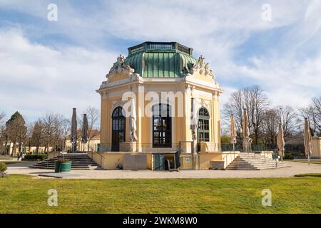 Le petit-déjeuner au pavillon impérial au Zoo de Schönbrunn, Maxingstraße, Vienne, Autriche, Europe. Banque D'Images