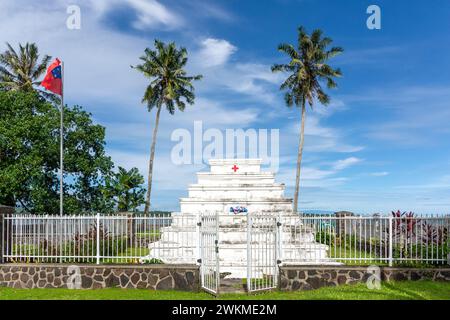 Tombeau Tamasese de Tupua, baie de Vaiusu, Apia, île d'Upolu, Samoa Banque D'Images