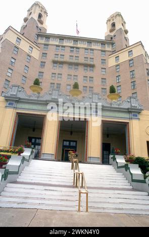 Hot Springs, Arkansas, États-Unis, 1993. Extérieur de l'Arlington Resort Hotel & Spa. Banque D'Images