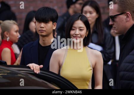 An Ju-Jin assiste au défilé Fendi pendant la Fashion week Fomenswear automne/hiver 2024 - 2025 le 21 février 2024 à Milan, Italie. ©photo : ci Banque D'Images