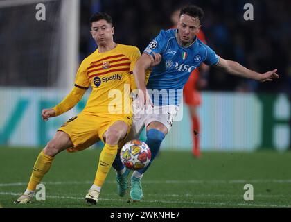 Naples, Italie. 21 février 2024. Lors du match de l'UEFA Champions League au Stadio Diego Armando Maradona, Naples. Le crédit photo devrait se lire : Jonathan Moscrop/Sportimage crédit : Sportimage Ltd/Alamy Live News Banque D'Images