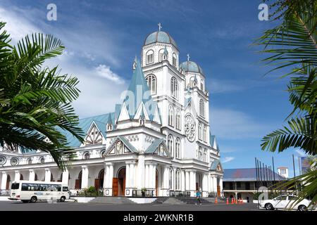 Cathédrale de l'Immaculée conception, Beach Road, Apia, île d'Upolu, Samoa Banque D'Images