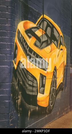 Vues depuis Melbourne, la magnifique capitale du Victoria. Mouvement non-stop, beaux paysages et bâtiments gratte-ciel. Banque D'Images