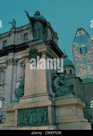 Montréal, un vibrant mélange de culture, de richesse et de charme moderne au Canada Banque D'Images