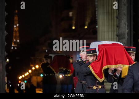 Paris, France. 21 février 2024. @ Pool/ Eliot Blondet/ Credit : MAXPPP/Alamy Live News Banque D'Images