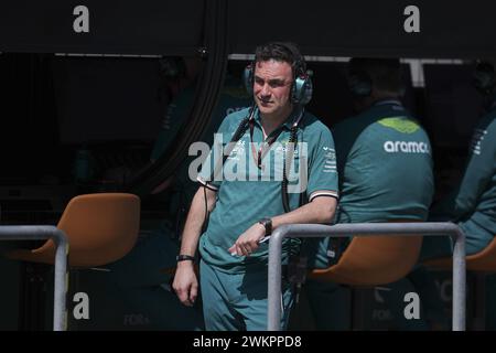 Sakhir, Bahreïn, 22/02/2024, FALLOWS Dan (gbr), Directeur technique de l'écurie Aston Martin F1 Team, portrait lors des essais de pré-saison de formule 1 Aramco 2024 du Championnat du monde de formule 1 FIA 2024 du 21 au 23 février 2024 sur le circuit international de Bahreïn, à Sakhir, Bahreïn Banque D'Images