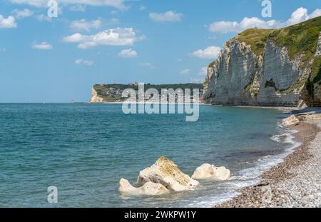 Paysages autour de Fecamp, commune du département de Seine-maritime en région Normandie dans le nord-ouest de la France Banque D'Images