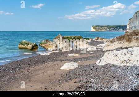 Paysages autour de Fecamp, commune du département de Seine-maritime en région Normandie dans le nord-ouest de la France Banque D'Images