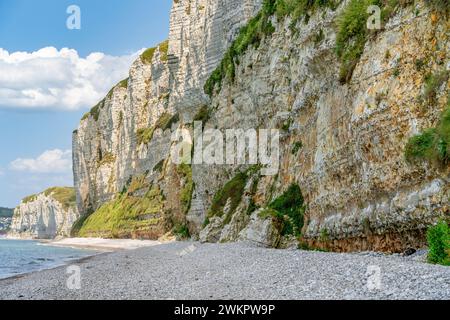 Paysages autour de Fecamp, commune du département de Seine-maritime en région Normandie dans le nord-ouest de la France Banque D'Images