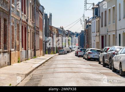 Vue de la ville de Fecamp, commune du département de Seine-Maritime en région Normandie Banque D'Images