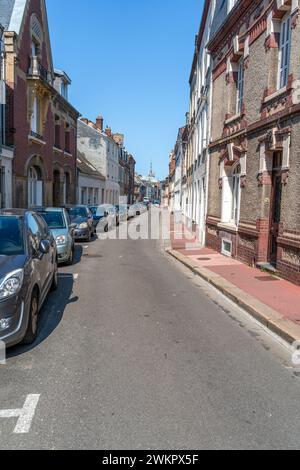 Vue de la ville de Fecamp, commune du département de Seine-Maritime en région Normandie Banque D'Images