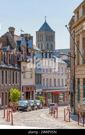 Vue de la ville de Fecamp, commune du département de Seine-Maritime en région Normandie Banque D'Images