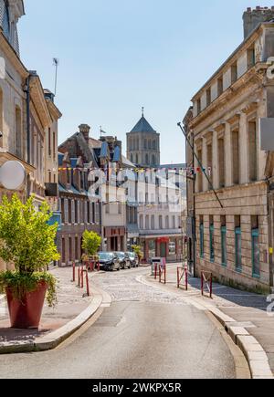 Vue de la ville de Fecamp, commune du département de Seine-Maritime en région Normandie Banque D'Images