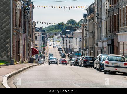 Vue de la ville de Fecamp, commune du département de Seine-Maritime en région Normandie Banque D'Images