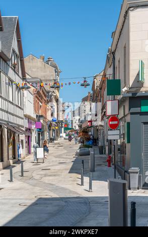 Vue de la ville de Fecamp, commune du département de Seine-Maritime en région Normandie Banque D'Images