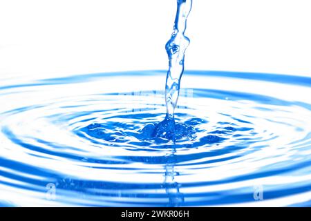 eau versant gros plan Banque D'Images