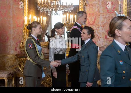 Madrid, 01/06/2024. Le roi Felipe VI préside les Pâques militaires au Palais Royal accompagné de la reine Letizia et de la princesse Leonor. Photo : Ignacio Gil. ARCHDC. Crédit : album / Archivo ABC / Ignacio Gil Banque D'Images