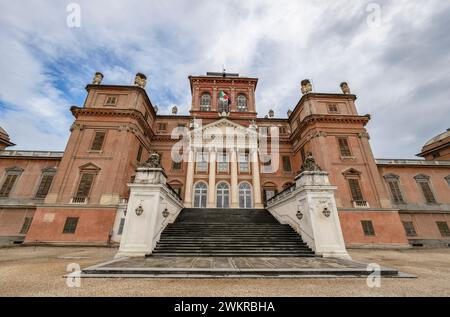 RACCONIGI, ITALIE, 14 MAI 2023 - vue du château de Racconigi, province de Cuneo, Piémont, Italie Banque D'Images