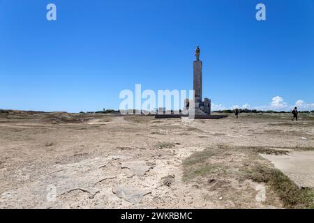 MELENDUGNO, ITALIE, 13 JUILLET 2022 - vue de Roca Vecchia, municipalité de Melendugno, province de Lecce, Pouilles, Italie Banque D'Images