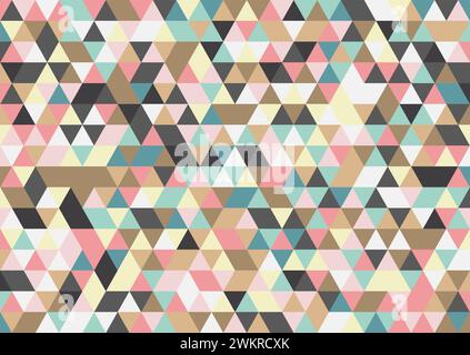 Fond abstrait avec un design low poly de style scandi Illustration de Vecteur