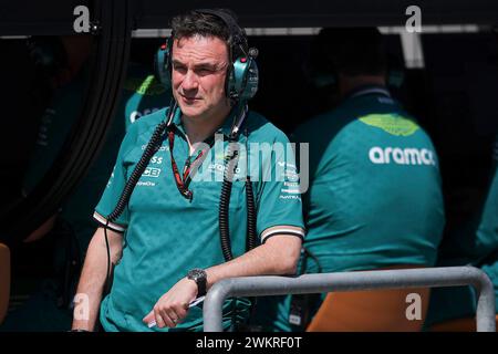 FALLOWS Dan (gbr), Directeur technique de l'écurie Aston Martin F1 Team, portrait lors des essais de pré-saison de formule 1 Aramco 2024 du Championnat du monde FIA de formule 1 2024 du 21 au 23 février 2024 sur le circuit International de Bahreïn, à Sakhir, Bahreïn - photo DPPI Banque D'Images