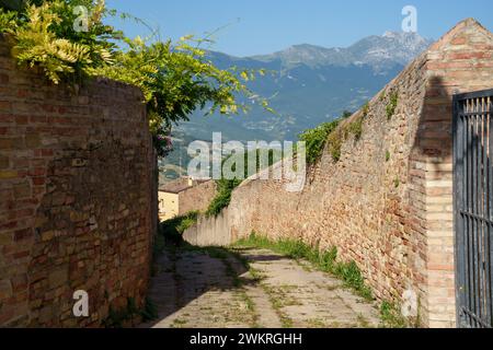 Penne, ville historique dans la province de Pescara, Abruzzes, Italie Banque D'Images