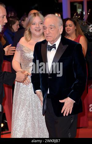 Martin Scorsese mit Tochter Francesca Scorsese BEI der Verleihung des Goldenen Ehrenbären an Martin Scorsese auf der Berlinale 2024 / 74. Internationale Filmfestspiele Berlin im Berlinale Palast. Berlin, 20.02.2024 Banque D'Images
