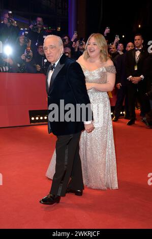 Martin Scorsese mit Tochter Francesca Scorsese BEI der Verleihung des Goldenen Ehrenbären an Martin Scorsese auf der Berlinale 2024 / 74. Internationale Filmfestspiele Berlin im Berlinale Palast. Berlin, 20.02.2024 Banque D'Images