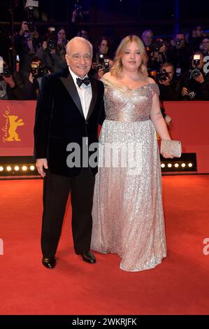 Martin Scorsese mit Tochter Francesca Scorsese BEI der Verleihung des Goldenen Ehrenbären an Martin Scorsese auf der Berlinale 2024 / 74. Internationale Filmfestspiele Berlin im Berlinale Palast. Berlin, 20.02.2024 Banque D'Images