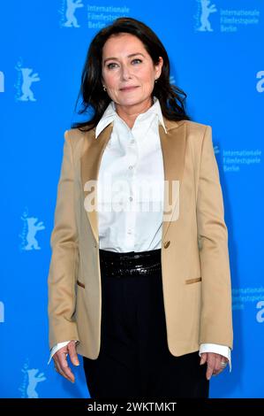 Sidse Babett Knudsen beim Photocall zum Kinofilm Vogter / sons auf der Berlinale 2024 / 74. Internationale Filmfestspiele Berlin im Hotel Grand Hyatt. Berlin, 22.02.2024 *** Sidse Babett Knudsen à la photocall pour le long métrage Vogter sons au Festival international du film de Berlin de la Berlinale 2024 74 à l'Hôtel Grand Hyatt Berlin, 22 02 2024 Foto:Xn.xKubelkax/xFuturexImagex vogter 4210 Banque D'Images