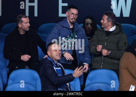 Naples, Italie. 21 février 2024. Ancien joueur de SSC Napoli Marek Hamsik dans la tribune lors du match de l'UEFA Champions League au Stadio Diego Armando Maradona, Naples. Le crédit photo devrait se lire : Jonathan Moscrop/Sportimage crédit : Sportimage Ltd/Alamy Live News Banque D'Images