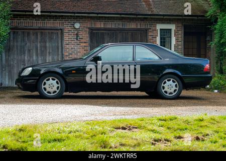 1993 W140 Mercedes 600SEC V12 S Class coupé Banque D'Images