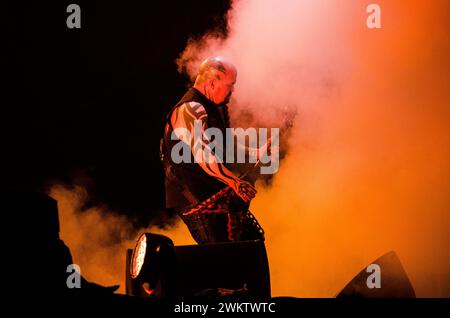 Kerry King de Slayer se produisant au festival AthensRocks au complexe sportif olympique d'Athènes / Grèce, juillet 2019 Banque D'Images