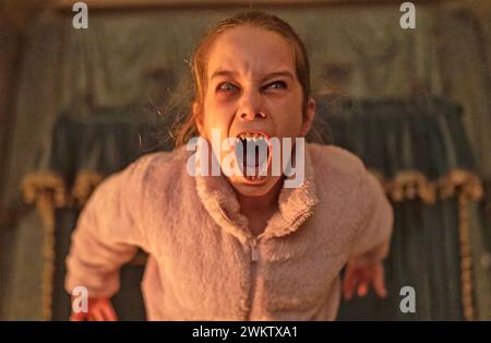 ABIGAIL 2024 Universal Pictures film avec Alisha Weir Banque D'Images