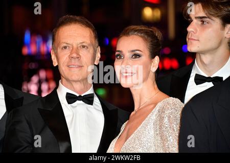 Rocco Siffredi mit Ehefrau Rosa Caracciolo BEI der Premiere des Kinofilms 'Seven Veils' auf der Berlinale 2024 / 74. Internationale Filmfestspiele Berlin im Berlinale Palast. Berlin, 22.02.2024 Banque D'Images