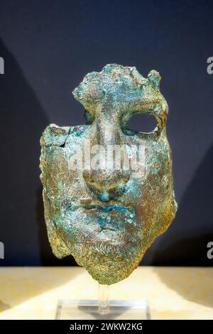 Portrait de Néron - 58-64 AD, Bronze - Museo centrale Montemartini, Rome, Italie Banque D'Images