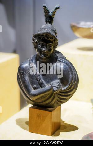 Buste de mars - Bronze - Museo centrale Montemartini, Rome, Italie Banque D'Images