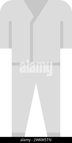 Image vectorielle d'icône pyjamas suit. Illustration de Vecteur