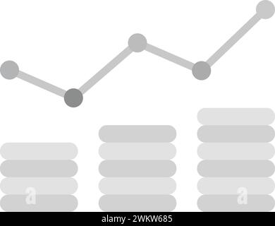 Image vectorielle d'icône de revenu. Illustration de Vecteur