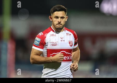 Kingston upon Hull, Royaume-Uni. 22 février 2024. Niall Evalds de Hull KR lors du match Betfred Super League Round 2 Hull KR vs Leeds Rhinos au Sewell Group Craven Park, Kingston upon Hull, Royaume-Uni, 22 février 2024 (photo par Mark Cosgrove/News images) à Kingston upon Hull, Royaume-Uni le 22/02/2024. (Photo de Mark Cosgrove/News images/SIPA USA) crédit : SIPA USA/Alamy Live News Banque D'Images