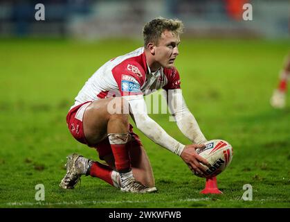 Jez Litten de Hull KR lors du match de Betfred Super League au Sewell Group Craven Park Stadium, Kingston upon Hull. Date de la photo : jeudi 22 février 2024. Banque D'Images