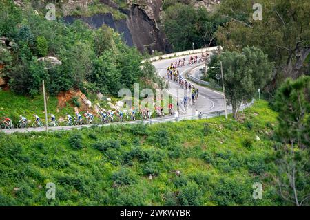 Portimao, Portugal. 14 février 2024. PORTIMAO, PORTUGAL - 14 février : vue d'ensemble de la 50e Volta Algarve à Algarve le 14 février 2024 à Portimao, Portugal (photo de Henk Seppen/Orange Pictures) crédit : Orange pics BV/Alamy Live News Banque D'Images