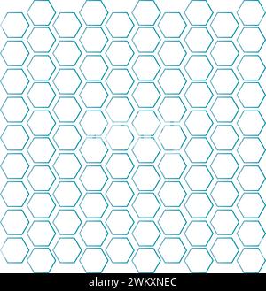 Motif d'anneau hexagonal Un fond d'hexagones colorés est un fond de couleur vive Illustration de Vecteur