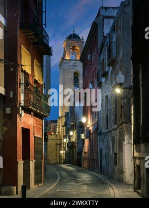 Orihuela, Alicante, Espagne. La cathédrale d'Orihuela, Alicante, Espagne. Orihuela a une cathédrale depuis 1564, lorsque la ville a obtenu son b Banque D'Images