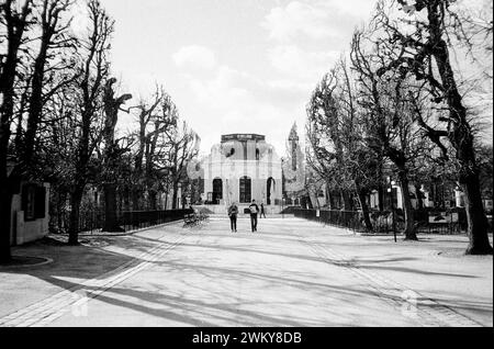 Pavillon de l'empereur, pavillon du petit déjeuner impérial au zoo de Schönbrunn, Maxingstraße, Vienne, Autriche, Europe. Banque D'Images