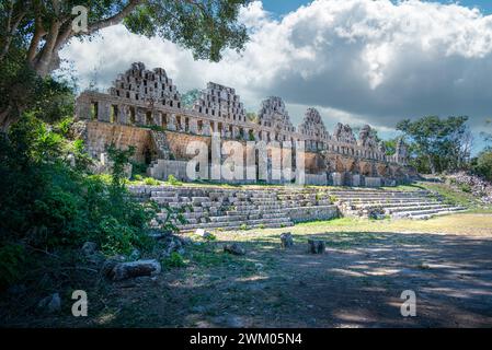 Les ruines antiques d'Uxmal. Yucatan, Mexique Banque D'Images