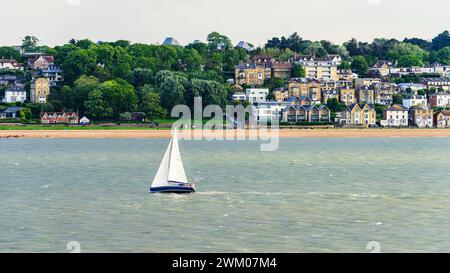 Cowes, Île de Wight, Southampton, Hampshire, Angleterre, Europe Banque D'Images