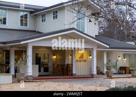 Justin Vineyard, Paso Robles, Californie, États-Unis Banque D'Images